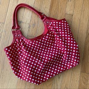 Red and White Polka Dot Bag/Purse
